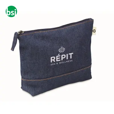 Trousse in denim riciclato - STYLE POUCH - Immagine 4