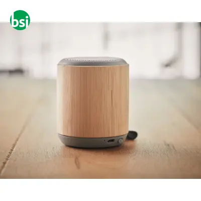 Speaker in bamboo senza fili 5,0 - 3W - RUGLI - Immagine 2