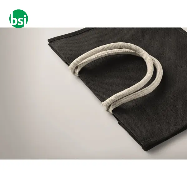 Borsa in iuta. Manici in cotone - AURA -  4