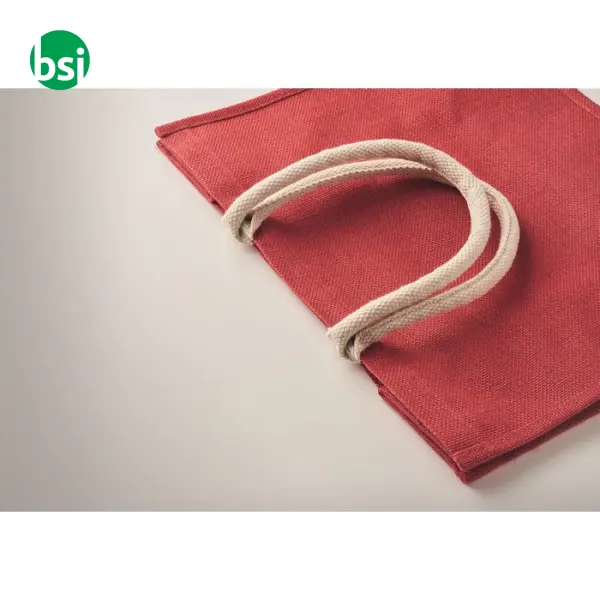 Borsa in iuta. Manici in cotone - AURA -  9