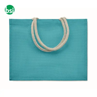 Borsa in iuta. Manici in cotone - AURA - Immagine 13