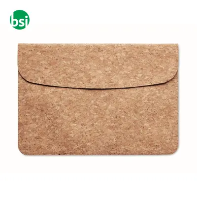 Porta laptop in sughero con chiusura - GRACE