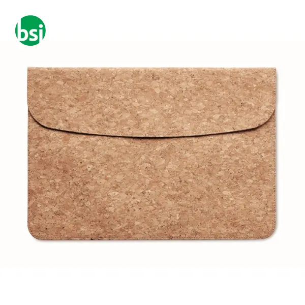 Porta laptop in sughero con chiusura - GRACE -  1