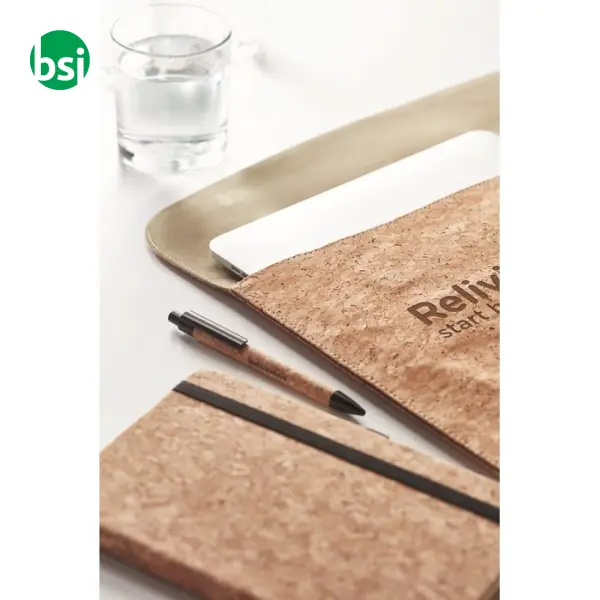 Porta laptop in sughero con chiusura - GRACE -  3