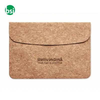 Porta laptop in sughero con chiusura - GRACE - Immagine 7