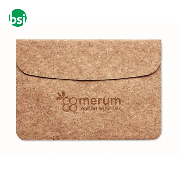 Porta laptop in sughero con chiusura - GRACE -  8