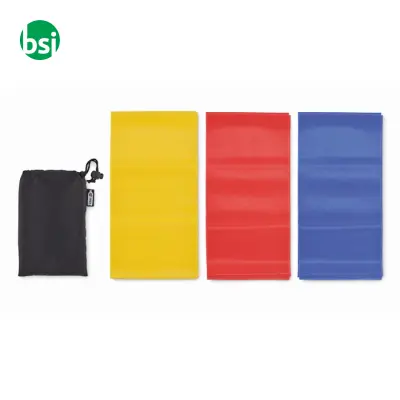 Set di 3 fasce fitness in TPE - TOP FIT - Immagine 3