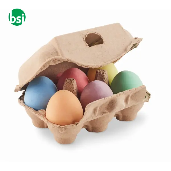6 uova di gesso in scatola - TAMAGO -  1