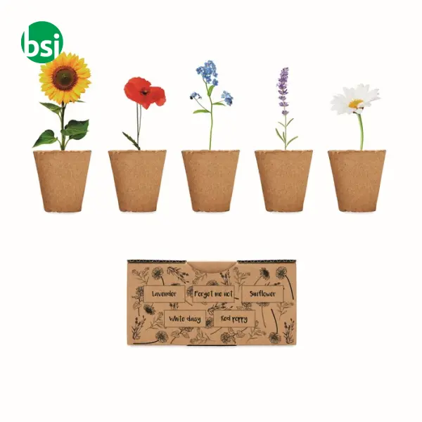 Kit per coltivare fiori - FLOWERS -  1