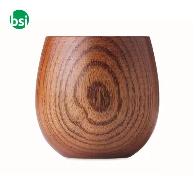 Tazza in legno di quercia 250 ml - OVALIS - Immagine 4