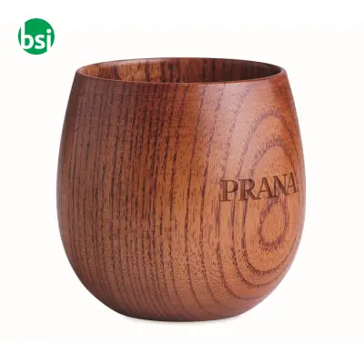 Tazza in legno di quercia 250 ml - OVALIS - Immagine 3