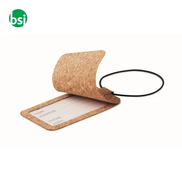 Etichetta bagagli in sughero - OVALIS -  1