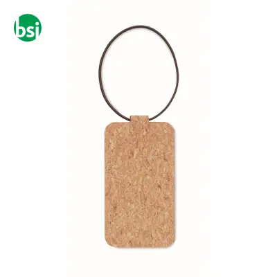 Etichetta bagagli in sughero - OVALIS - Immagine 3