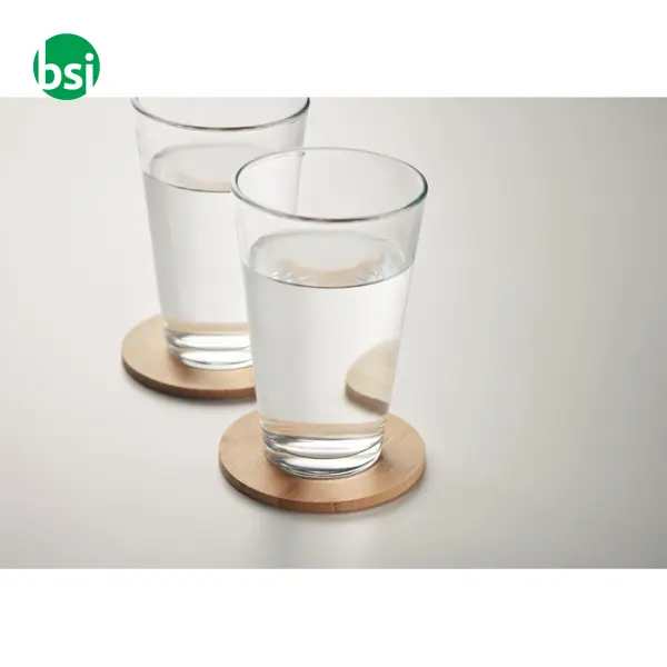 Set di 6 sottobicchieri di bamboo - BAYIN SET -  4