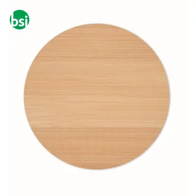 Sottobicchiere rotondo di bamboo - BAYIN - Immagine 5
