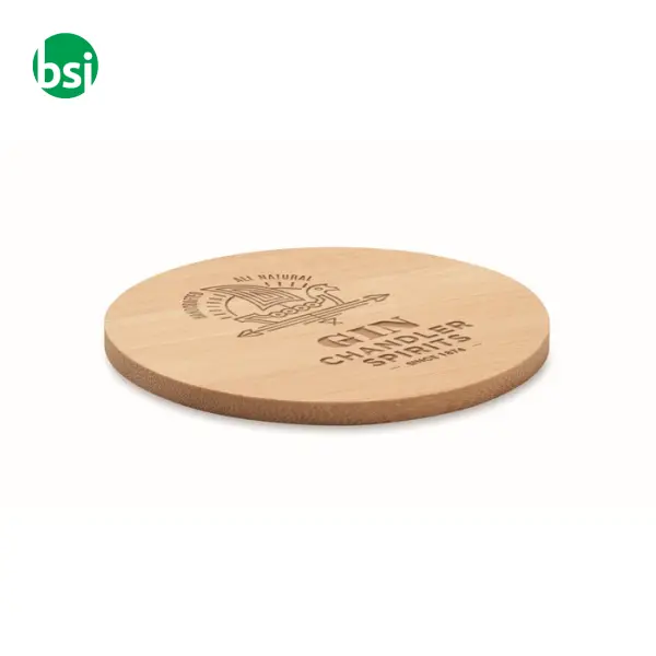 Sottobicchiere rotondo di bamboo - BAYIN -  2