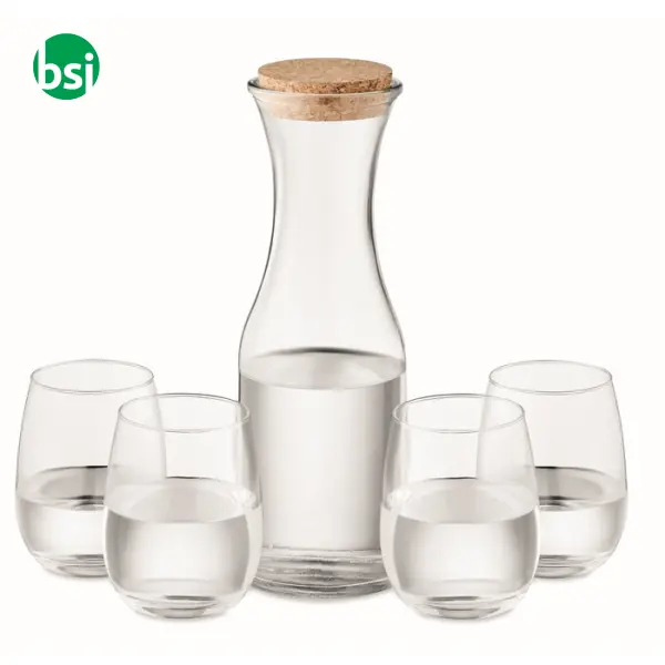Set bicchieri e caraffa in vetro - PICCADILLY -  1