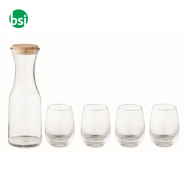 Set bicchieri e caraffa in vetro - PICCADILLY -  4