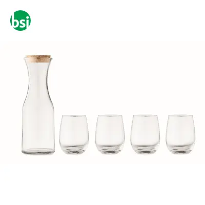 Set bicchieri e caraffa in vetro - PICCADILLY - Immagine 5