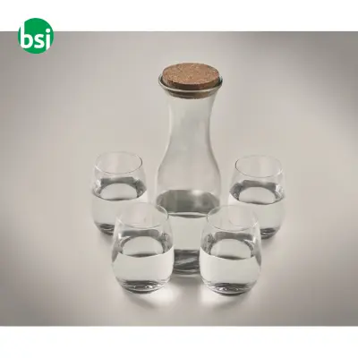 Set bicchieri e caraffa in vetro - PICCADILLY - Immagine 6