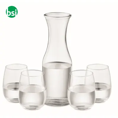 Set bicchieri e caraffa in vetro - PICCADILLY - Immagine 9