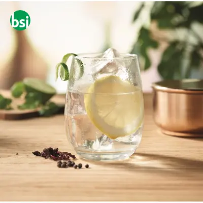 Bicchiere in vetro riciclato - 420 ml - DILLY - Immagine 2