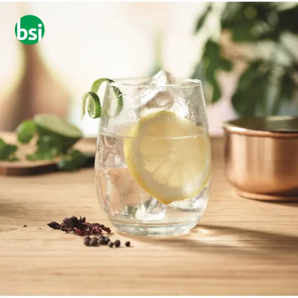 Bicchiere in vetro riciclato - 420 ml - DILLY -  2
