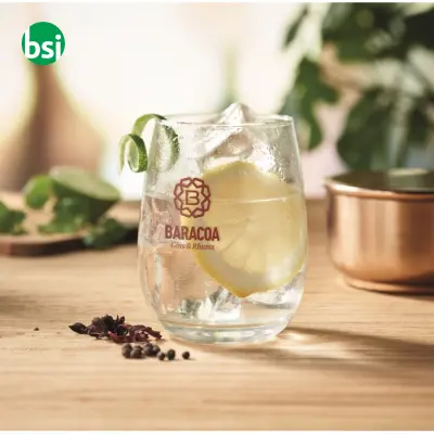 Bicchiere in vetro riciclato - 420 ml - DILLY - Immagine 3