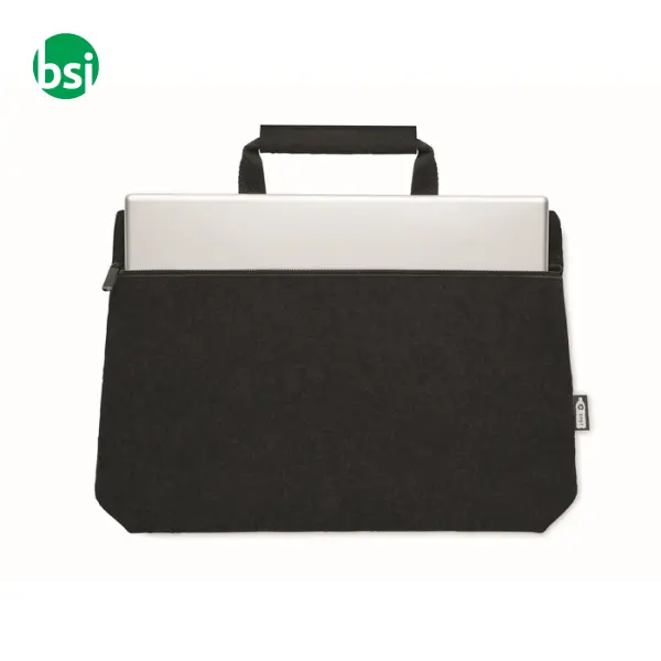 Borsa laptop in feltro RPET - TAPLA -  3