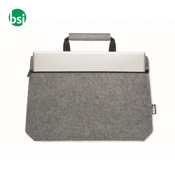 Borsa laptop in feltro RPET - TAPLA -  12
