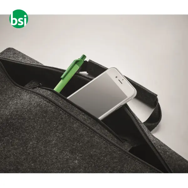 Borsa laptop in feltro RPET - TAPLA -  18