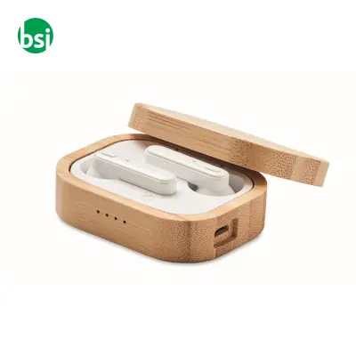 Auricolari TWS in custodia - JAZZ BAMBOO - Immagine 9