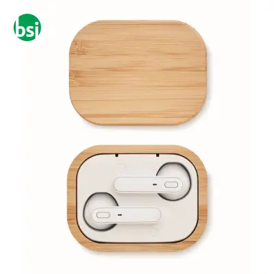 Auricolari TWS in custodia - JAZZ BAMBOO - Immagine 12
