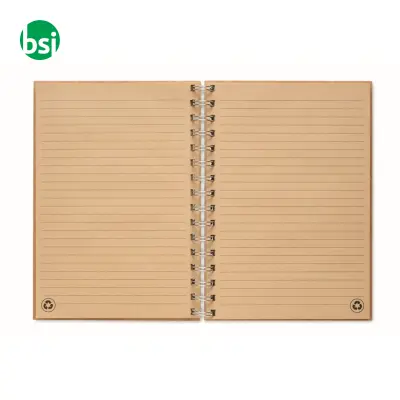 Notebook A5 in bamboo rilegato - BRAM - Immagine 5