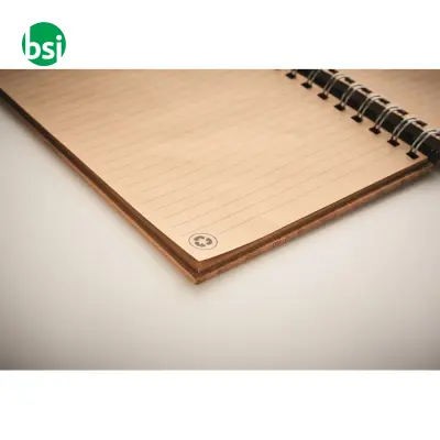 Notebook A5 in bamboo rilegato - BRAM - Immagine 6