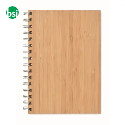 Notebook A5 in bamboo rilegato - BRAM - Immagine 7