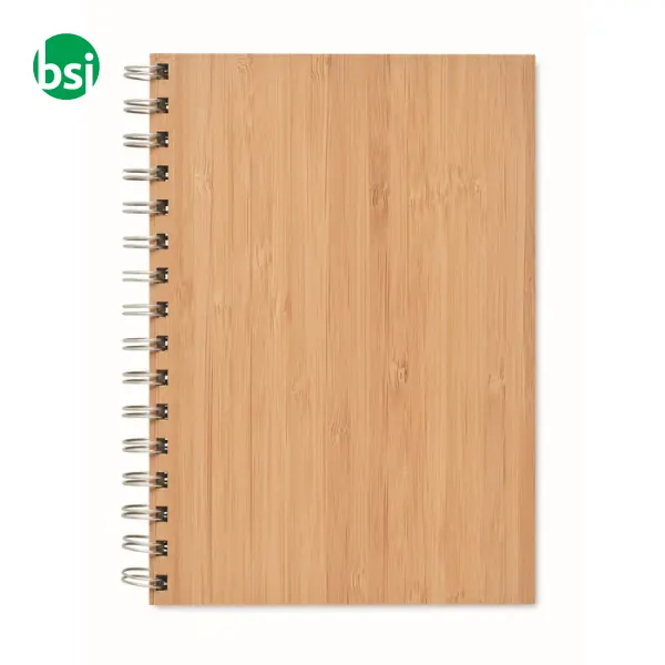 Notebook A5 in bamboo rilegato - BRAM -  7