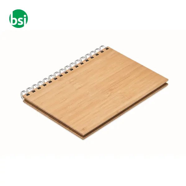 Notebook A5 in bamboo rilegato - BRAM -  8