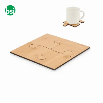 Set di 4 sottobicchieri puzzle - LEPY