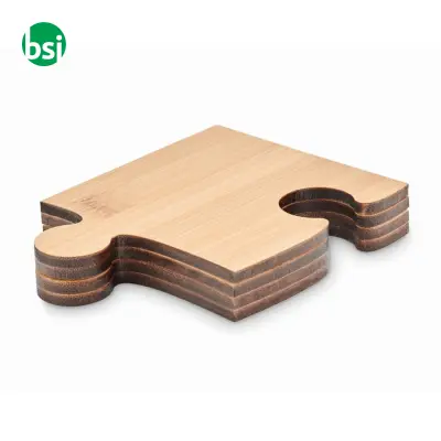 Set di 4 sottobicchieri puzzle - LEPY - Immagine 3