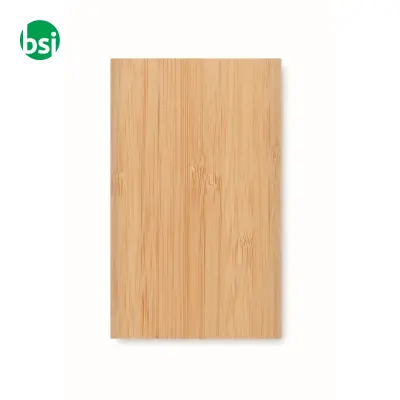 Power bank in bamboo da 4000mAh - ARENAPOWER C - Immagine 3