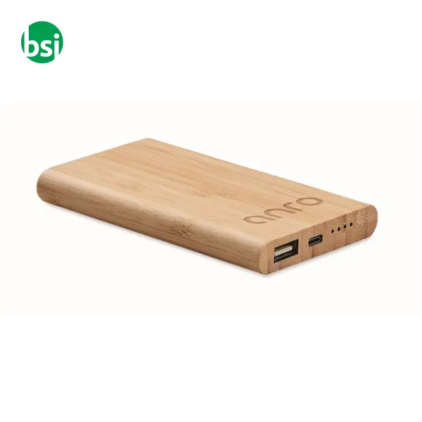 Power bank in bamboo da 4000mAh - ARENAPOWER C -  2