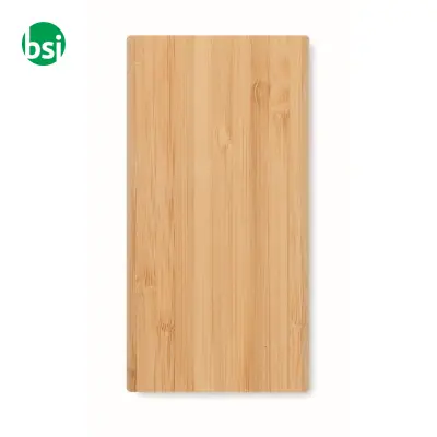 Power bank in bamboo da 6000mAh - ARENA C - Immagine 4