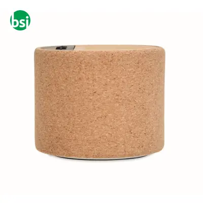 Speaker wireless in sughero - 3W - ROUND + - Immagine 6