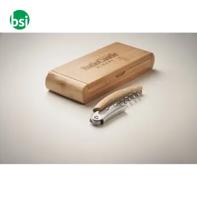 Cavatappi da cameriere in bambù - SONO - Immagine 4