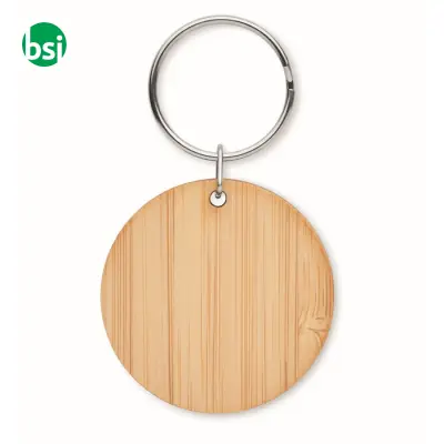 Portachiavi rotondo in bamboo - ROUNDBOO - Immagine 2
