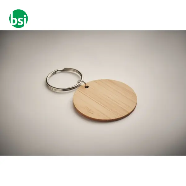 Portachiavi rotondo in bamboo - ROUNDBOO -  4