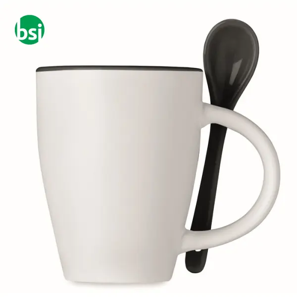 Tazza bicolore con cucchiaino - 250ml - DUAL -  3