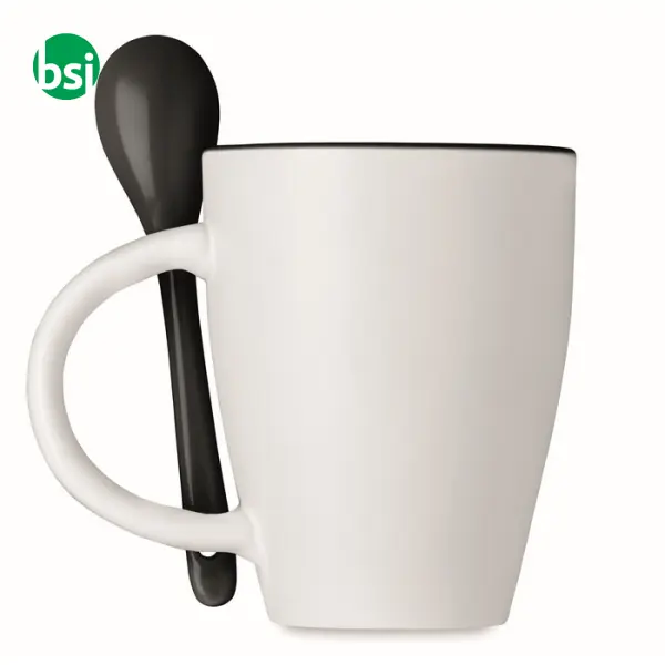 Tazza bicolore con cucchiaino - 250ml - DUAL -  4