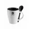 Tazza bicolore con cucchiaino - 250ml - DUAL - Anteprima 2